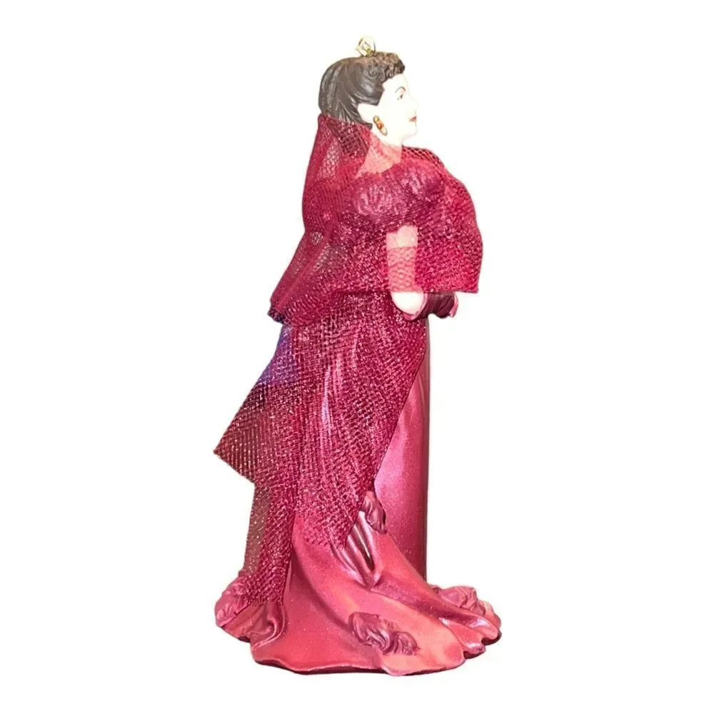 Hallmark Keepsake Ornament Scarlett O'Hara in Red Party Dress #1 in Series